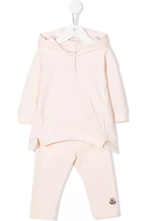 Moncler Two-piece cotton tracksuit set - Pink