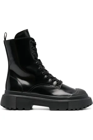 Hogan Lace-up combat boots
