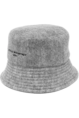 Stella McCartney Women Hats - Felted bucket hat - Grey