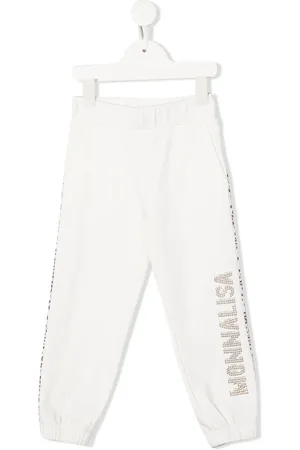 MONNALISA Leopard-print track pants