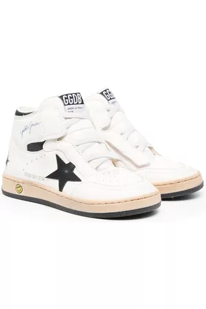 Golden Goose Sky Star high-top leather sneakers - White