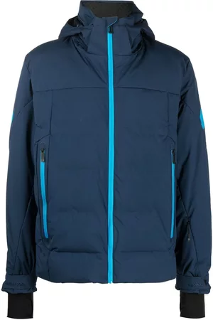 Rossignol Men Ski Suits - Depart hooded ski jacket - Blue