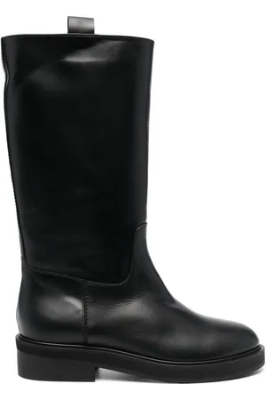 Via Roma Polished-leather boots