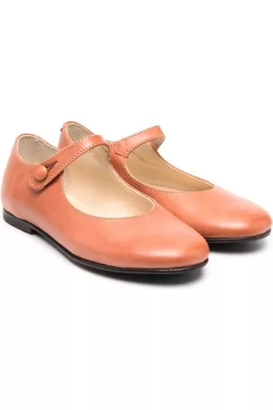 BONPOINT Girls Ballerinas - Button-fastening ballerina shoes - Pink