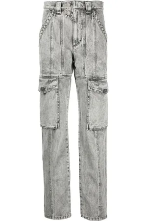 Marant Etoile Distressed-finish denim jeans