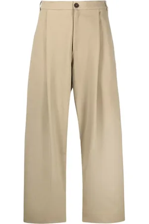 STUDIO NICHOLSON Wide-leg high-waisted trousers