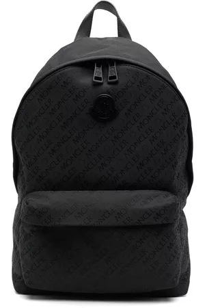 Moncler Men Rucksacks - Pierrick logo print backpack - Black