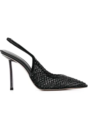 LE SILLA Gilda mesh-panel pumps