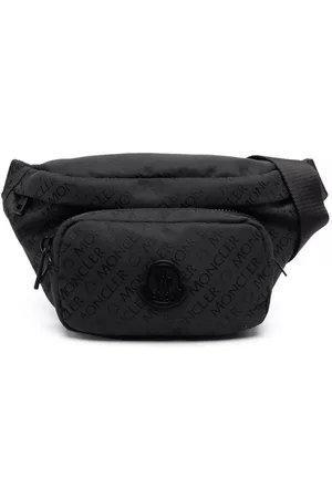 Moncler Men Bags - Logo-jacquard belt bag - Black