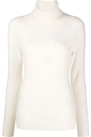 Fabiana Filippi Sequin detail roll neck jumper