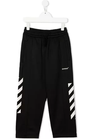 OFF-WHITE Sports Pants - Logo tracksuit bottoms - Black