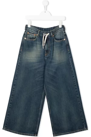 Maison Margiela Wide Leg Jeans - Faded wide-leg jeans - Blue