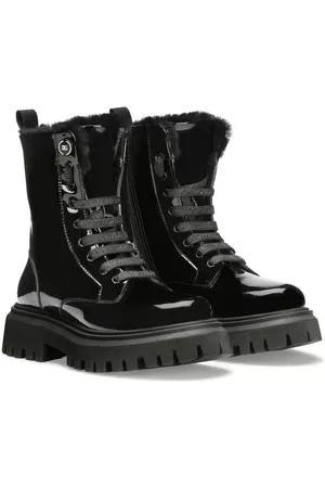 Dolce & Gabbana Faux-fur lined ankle boots - Black