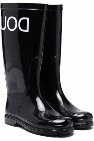 DOUUOD KIDS Logo rubber wellington boots