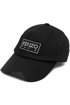 Kenzo Logo-embroidered baseball cap - Black