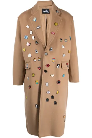 HACULLA Decorative pin-detail overcoat