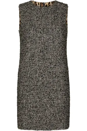 Dolce & Gabbana A-line tweed minidress