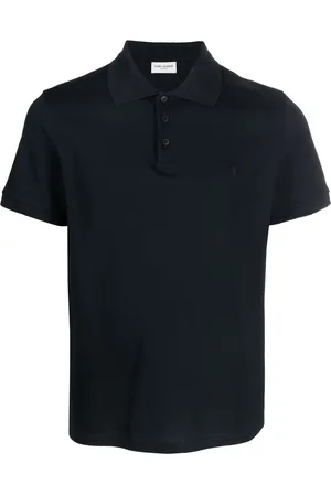 Saint Laurent Short-sleeve cotton polo shirt