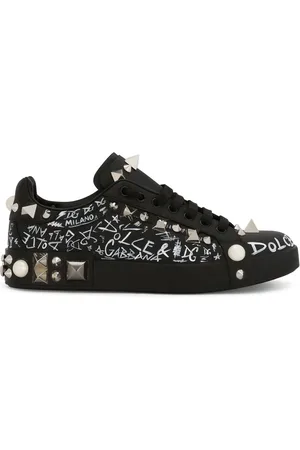 Dolce & Gabbana Portofino spike-stud low-top sneakers
