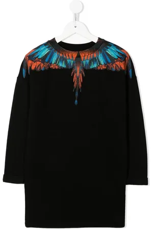 MARCELO BURLON Travel Wings sweatshirt dress
