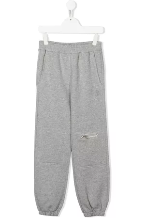 Maison Margiela Zip-detail cotton track pants - Grey