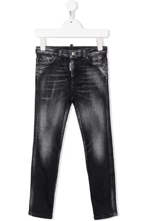 Dsquared2 Slim Jeans - Distressed slim-cut jeans - Grey
