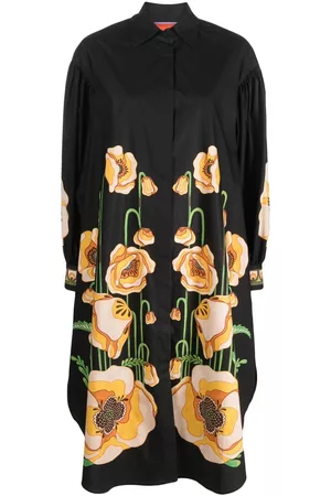 La DoubleJ Women Casual Dresses - Big Shirt cotton poplin dress - Black