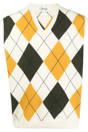 PRINGLE OF SCOTLAND Sweatshirts - Argyle Heritage Golf knitted jumper - Multicolour