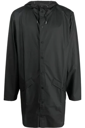 Rains Drawstring hood raincoat