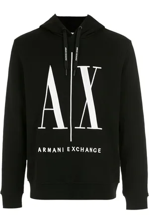 Armani Exchange Embroidered-logo hoodie