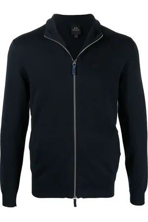 Armani Exchange Zip-up cotton cardigan