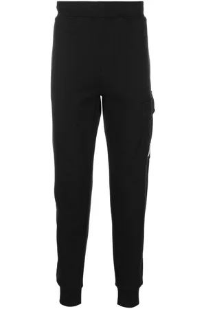 C.P. Company Lens-detail track pants - Black