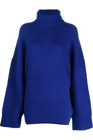 The Attico Roll-neck ribbed jumper