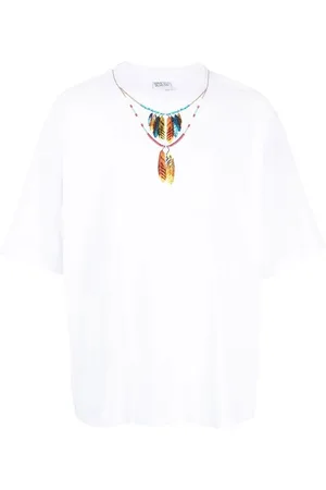 MARCELO BURLON Necklace-print short-sleeve T-Shirt