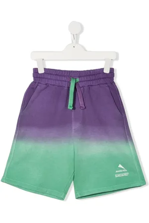 MAUNA KEA Logo print tie-dye track shorts