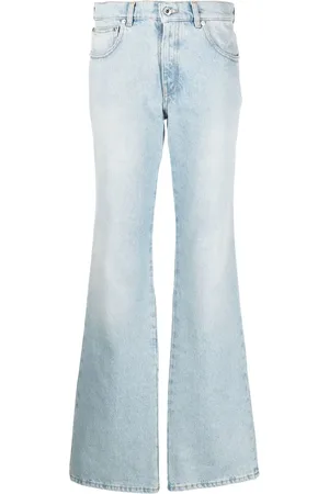 OFF-WHITE Bleach Baby baggy flared jeans