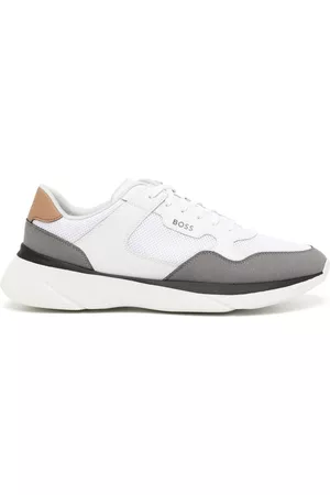HUGO BOSS Men Low Top & Lifestyle Sneakers - Dean_Runn_Memx sneakers - White