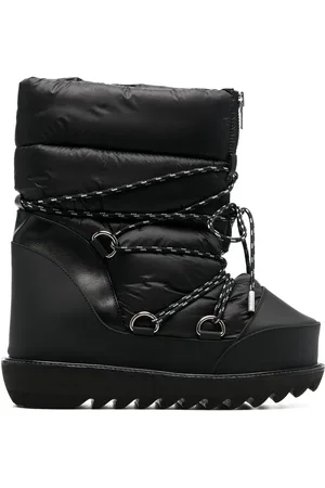 SACAI Quilted lace-up ankle boots