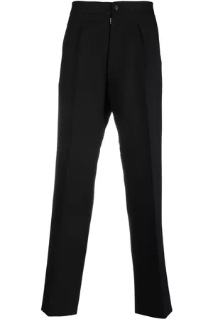 Maison Margiela Men Formal Pants - Four-stitch tapered trousers - Black