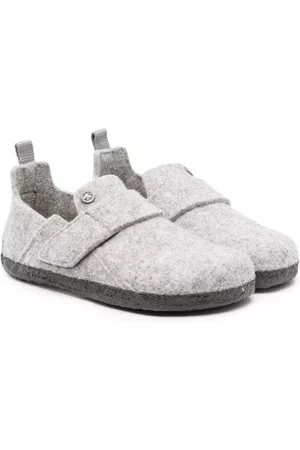 Birkenstock Boys Slippers - Zermatt wool felt slippers - Grey