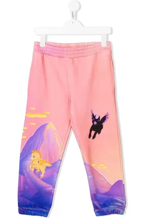 Stella McCartney Pony print tracksuit bottoms - Pink