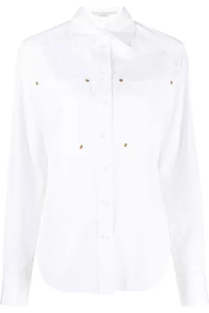 Stella McCartney Women Shirts - Patch-pocket workwear shirt - White