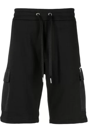 Moncler Men Sports Shorts - Logo-patch track shorts - Black