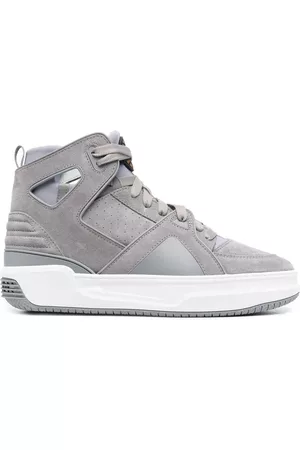 JUST DON Men Basketball Sneakers - Basketball Courtside Hi sneakers - Grey