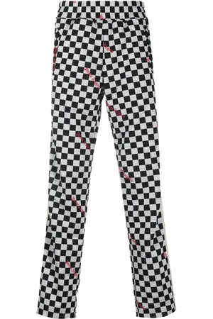 Palm Angels Jacquard Damier classic track pants