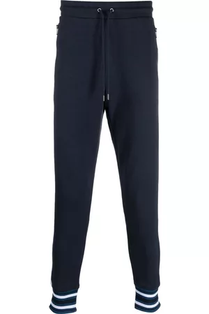 Michael Kors Men Sweatpants - Stripe-detail track pants - Blue