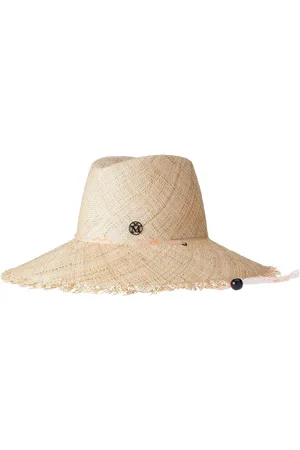 Le Mont St Michel Kate raffia fedora hat
