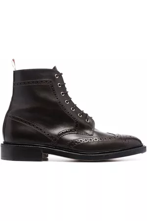 Thom Browne Men Ankle Boots - Goodyear-sole Wingtip ankle boots