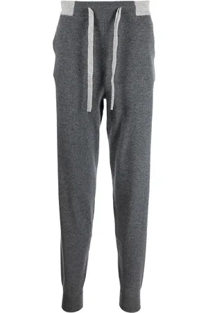 N.PEAL Knitted two-pocket track trousers