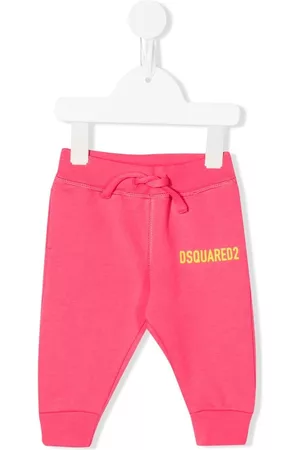 Dsquared2 Sports Pants - Logo tracksuit bottoms - Pink
